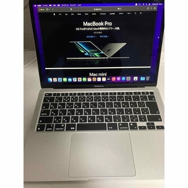 Mac (Apple)(マック)のApple M1 MacBook Air Apple care スマホ/家電/カメラのPC/タブレット(ノートPC)の商品写真