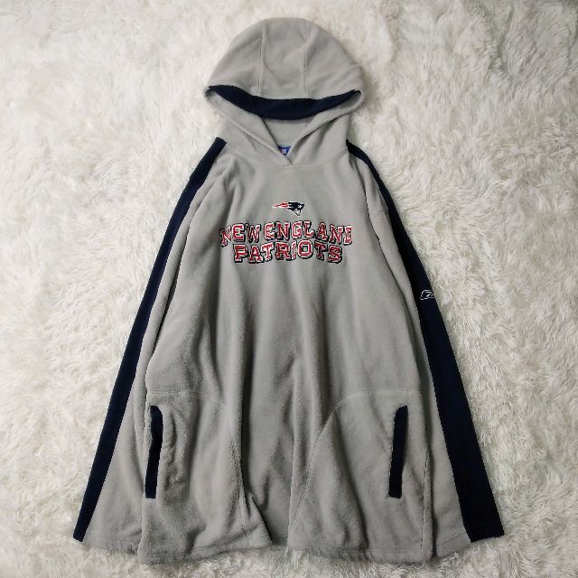 一点物US輸入★NFL Reebok プルオーバーフリースパーカー 2XL