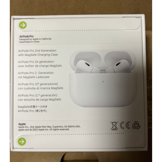 新品未開封　Apple AirPods Pro2 第2世代 MQD83J/A