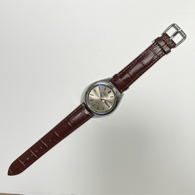 ★OH済 風防新品70s セイコー 5 自動巻 腕時計 ビンテージ アンティーク