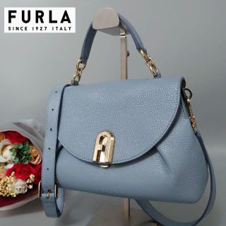 未使用✨フルラ ミニ スリーク ショルダーバッグ FURLA ロゴ ブラック