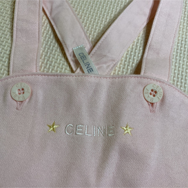 celine(セリーヌ)の【美品】　セリーヌ　だるまオール　ロンパース　90 キッズ/ベビー/マタニティのキッズ服女の子用(90cm~)(パンツ/スパッツ)の商品写真