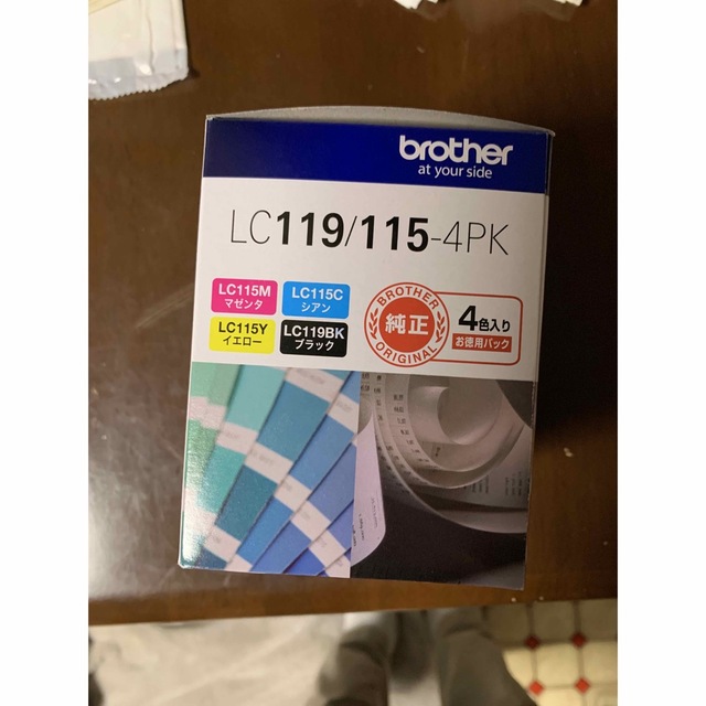 brother(ブラザー)のbrother インクカートリッジ LC119/115-4PK 4色 インテリア/住まい/日用品のオフィス用品(その他)の商品写真