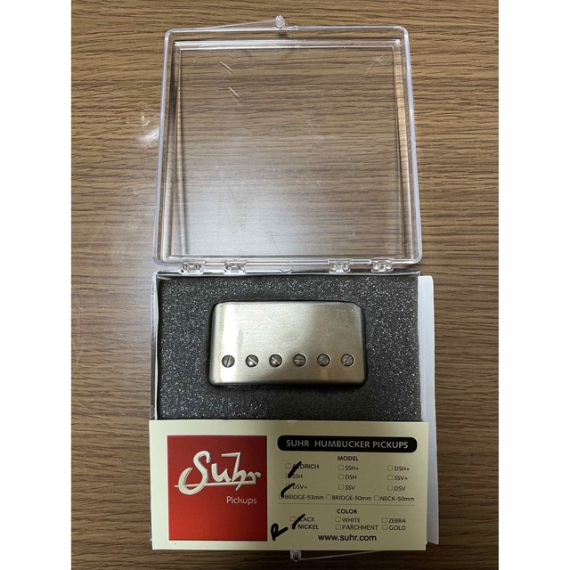Suhr SSH bridge 53mm f-space raw nickel 楽器のギター(パーツ)の商品写真
