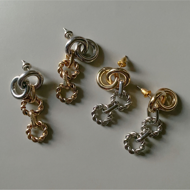 TODAYFUL(トゥデイフル)のMix ring contrast pierce gold No.997 レディースのアクセサリー(ピアス)の商品写真