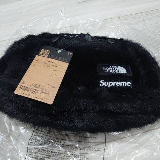 Supreme Fur Waist Bag 5L 黒 ファー ウエストバッグ(ウエストポーチ)