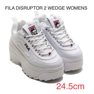 フィラ(FILA)のFILA DISRUPTOR 2 WEDGE WOMENS 24.5cm(スニーカー)