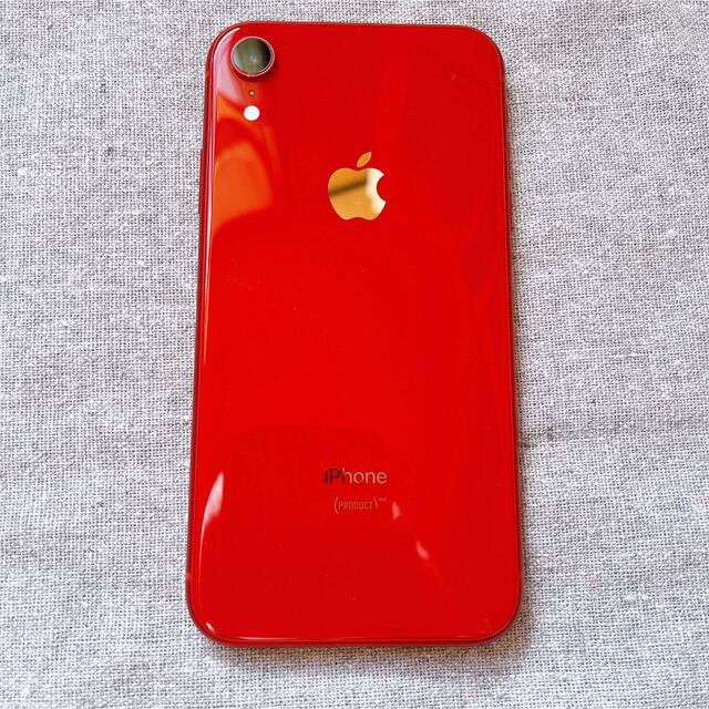 iPhone(アイフォーン)のiPhone XR 128GB レッド スマホ/家電/カメラのスマートフォン/携帯電話(スマートフォン本体)の商品写真