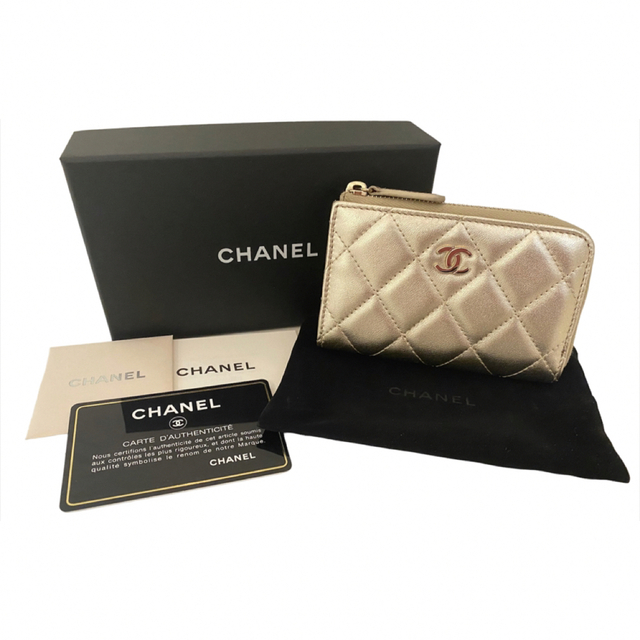 ♡新品未使用♡ CHANEL キーケース ゴールド ラムスキン