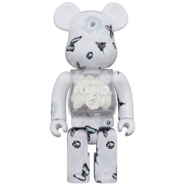 新品未開封✨ BE@RBRICK FLOR@ #2 White 400％MEDICOMTOYPLUS