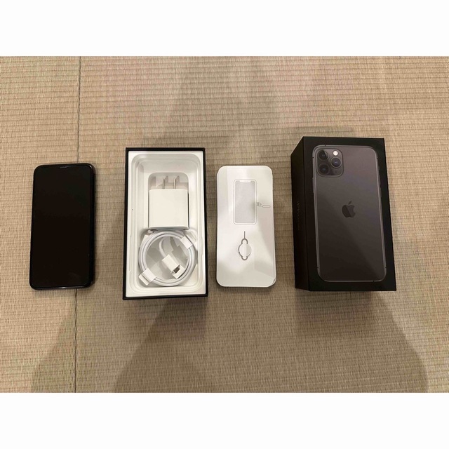 iPhone - iphone 11pro 256GB スペースグレイ simフリー　美品