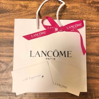 ランコム(LANCOME)のランコム　ショップバッグ　メッセージカード付き　プレゼント(ショップ袋)