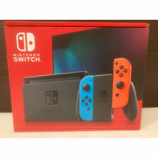 ニンテンドースイッチ(Nintendo Switch)のNintendo Switch 本体　新品未使用未開封　ネオンレッド　即発送可(家庭用ゲーム機本体)