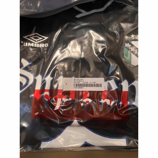 Supreme(シュプリーム)のSupreme Umbro Soccer Jersey black mサイズ メンズのトップス(ジャージ)の商品写真