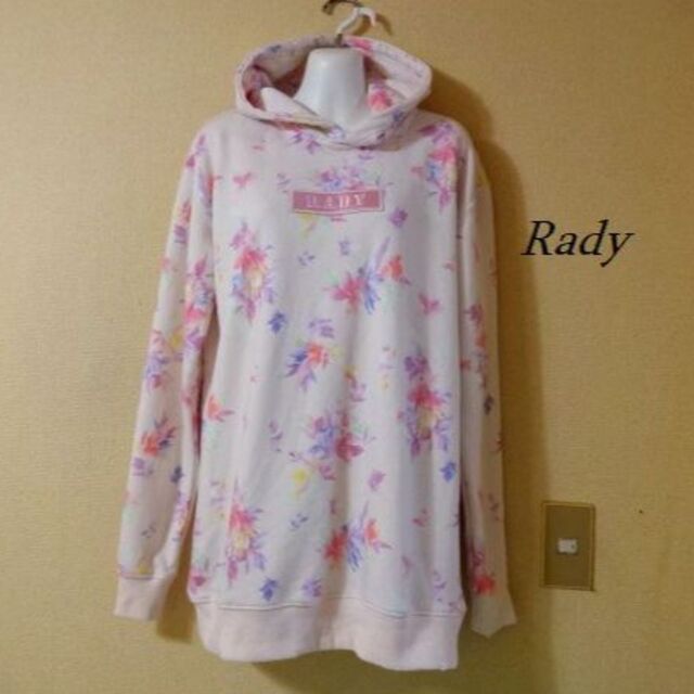 Rady(レディー)のRadyレディー♡フラワーフーディーワンピース レディースのワンピース(ひざ丈ワンピース)の商品写真