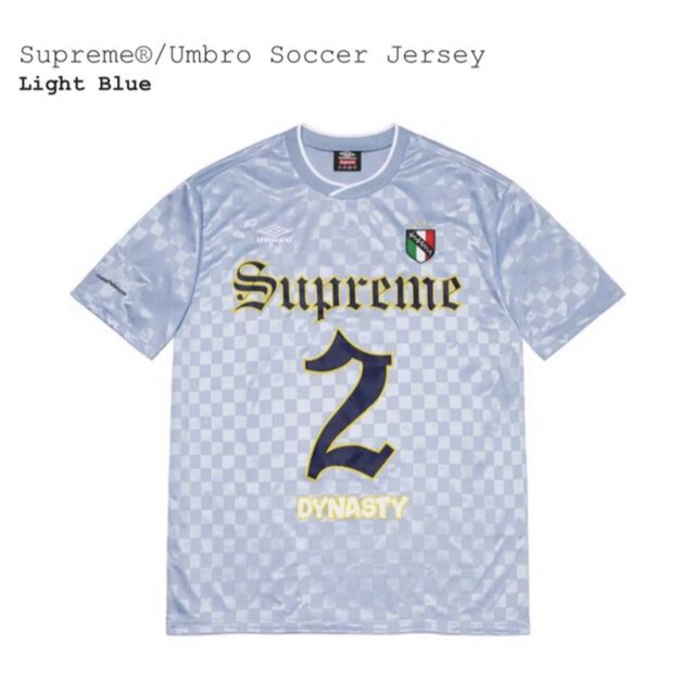 Supreme Umbro Soccer Jersey blue Lサイズ