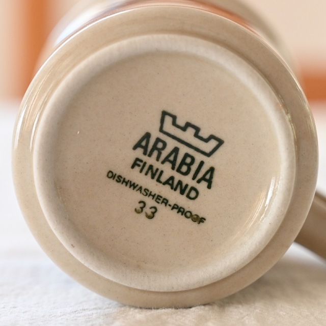 ARABIA(アラビア)の＊美品＊ARABIA Ruijaアラビア ルイヤ コーヒー カップ&ソーサー ④ インテリア/住まい/日用品のキッチン/食器(食器)の商品写真