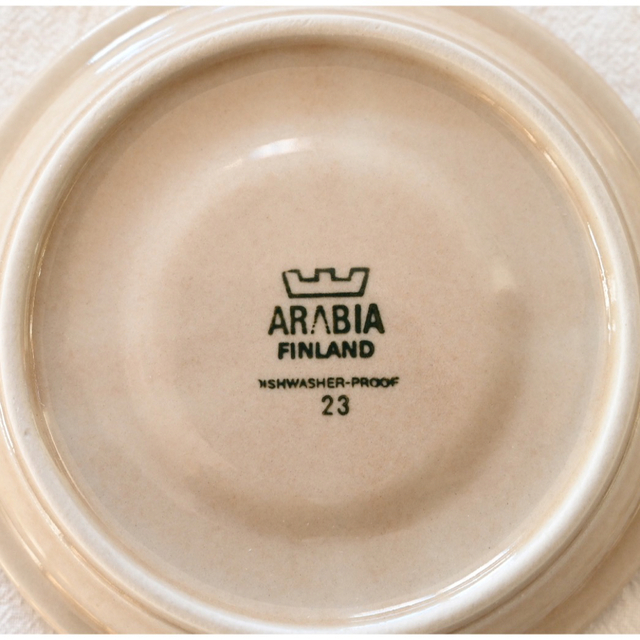 ARABIA(アラビア)の＊美品＊ARABIA Ruijaアラビア ルイヤ コーヒー カップ&ソーサー ④ インテリア/住まい/日用品のキッチン/食器(食器)の商品写真