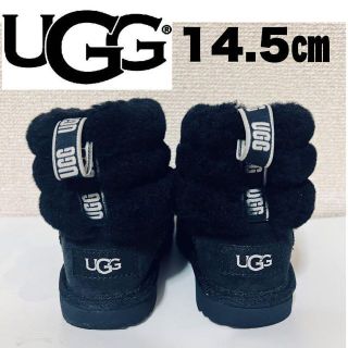 アグ(UGG)のかわいい★ UGGブーツ　キッズ 14.5cm もこもこファー付(ブーツ)