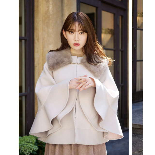 HLT Convertible Faux Fur Tippet Coat M 完売 www.alter-egal.fr