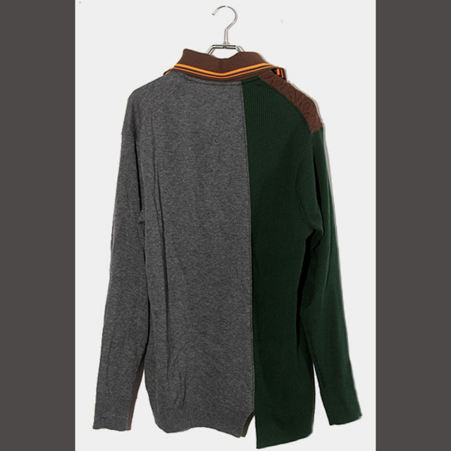 kolor(カラー)の23SS kolor カラー knit 切替 長袖ニット セーター 5 グレー メンズのトップス(ニット/セーター)の商品写真