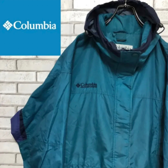 コロンビア　Columbia 希少90s 人気カラー　ナイロンジャケット