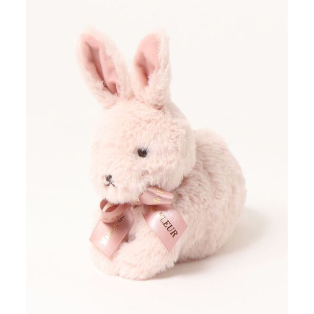 Maison de FLEUR(メゾンドフルール)の【メゾンドフルール 】《Easter》手のりうさぎさんポーチ(ピンク) レディースのファッション小物(ポーチ)の商品写真