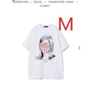 アンダーカバー(UNDERCOVER)のVERDY Undercover tee Girls Don't Cry 白M(Tシャツ/カットソー(半袖/袖なし))