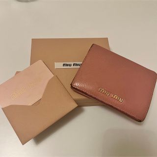 ミュウミュウ(miumiu)のmiu miu 折財布 ROSA(財布)