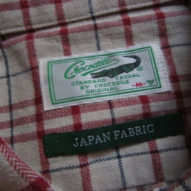 Crocodile(クロコダイル)の新品★Crocodile*秋冬物・ボタンダウンシャツ♪Mサイズ♪日本製 メンズのトップス(シャツ)の商品写真