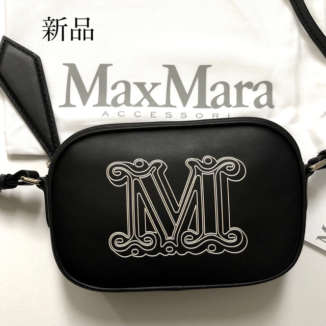 ≪超目玉☆12月≫ 新品 - Mara Max Max 黒 ショルダーバッグ ELSA