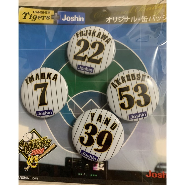 阪神タイガース(ハンシンタイガース)の【非売品】2008年阪神タイガース ピンバッジ スポーツ/アウトドアの野球(記念品/関連グッズ)の商品写真