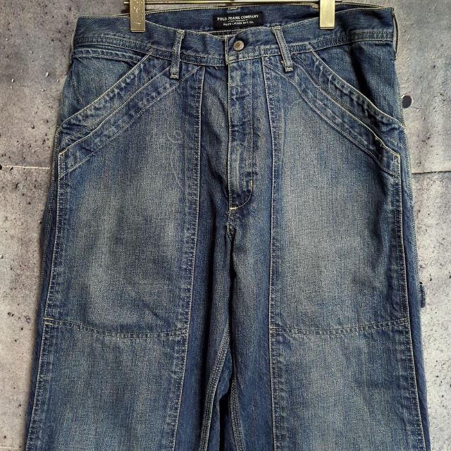 POLO RALPH LAUREN - POLO JEANS ヴィンテージワイドデザイン POLO RALPH LAUREN - POLO JEANS ヴィンテージワイドデザイン