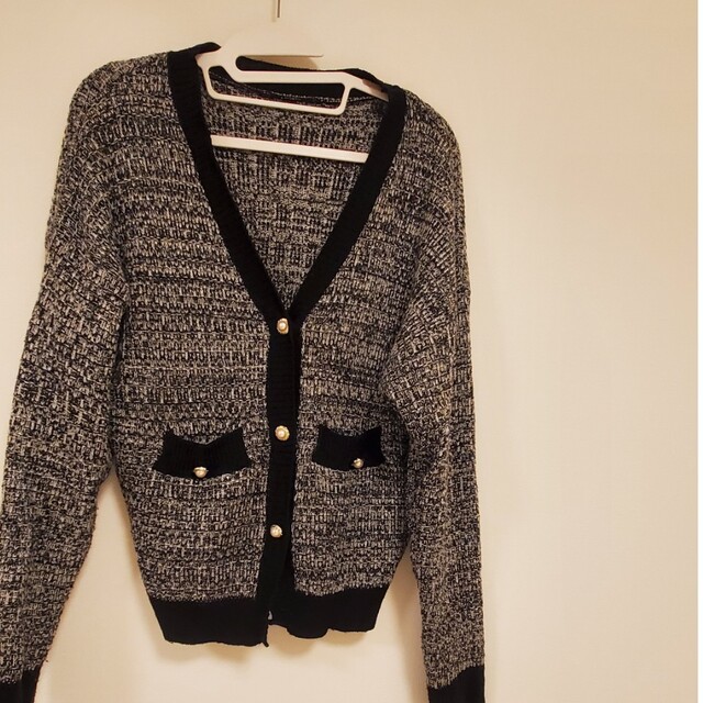 GRL(グレイル)のGRL♡ツイード風ニットカーデ レディースのトップス(カーディガン)の商品写真