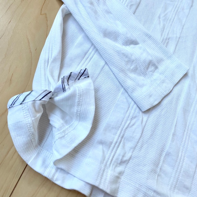 OFUON(オフオン)のOFUON オフオン ロンＴ 長袖 Ｍ メンズ Ｔシャツ 男性用 トップス 白 メンズのトップス(Tシャツ/カットソー(七分/長袖))の商品写真