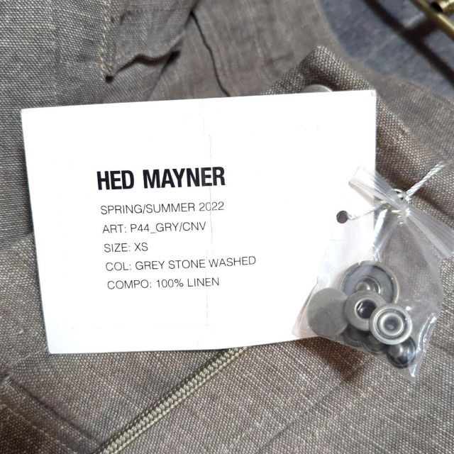 HED MAYNER/リネン カーゴパンツ  SS 22 完売商品 試着のみ メンズのパンツ(ワークパンツ/カーゴパンツ)の商品写真
