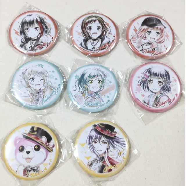 バンドリ 缶バッジ Ani-Art エンタメ/ホビーのアニメグッズ(バッジ/ピンバッジ)の商品写真