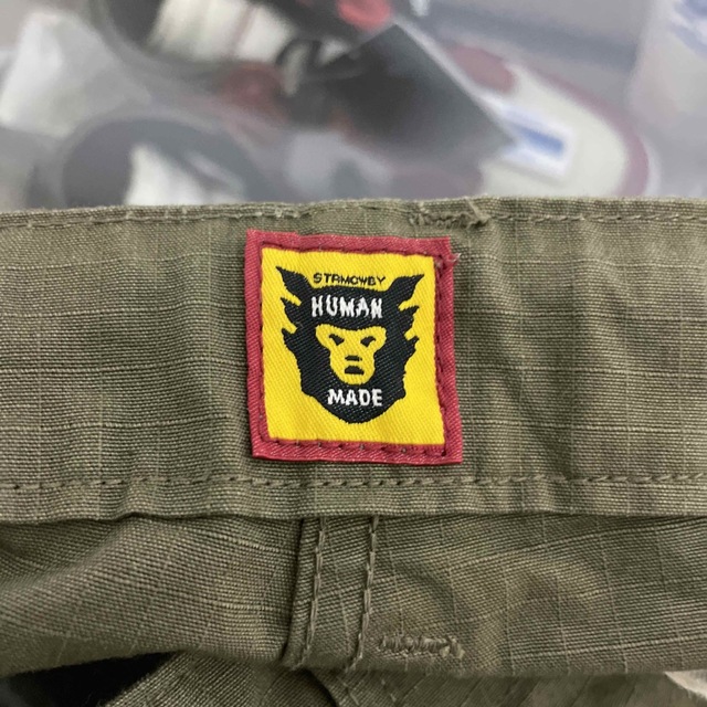 HUMAN MADE(ヒューマンメイド)のXLサイズ human made cargo pants カーゴパンツ カーキ メンズのパンツ(ワークパンツ/カーゴパンツ)の商品写真