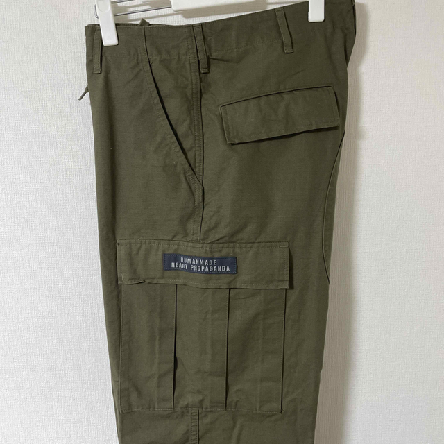 HUMAN MADE(ヒューマンメイド)のXLサイズ human made cargo pants カーゴパンツ カーキ メンズのパンツ(ワークパンツ/カーゴパンツ)の商品写真