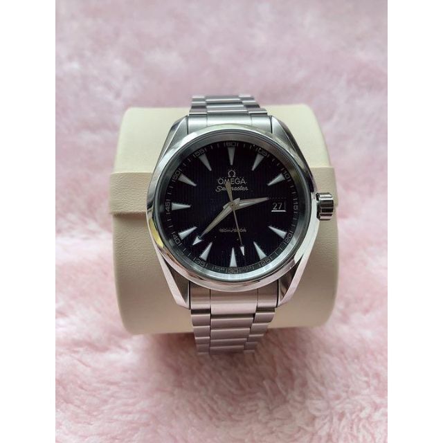【人気沸騰】 OMEGA - OMEGA シーマスター アクアテラ 電池、ゴム交換済み 腕時計(アナログ)