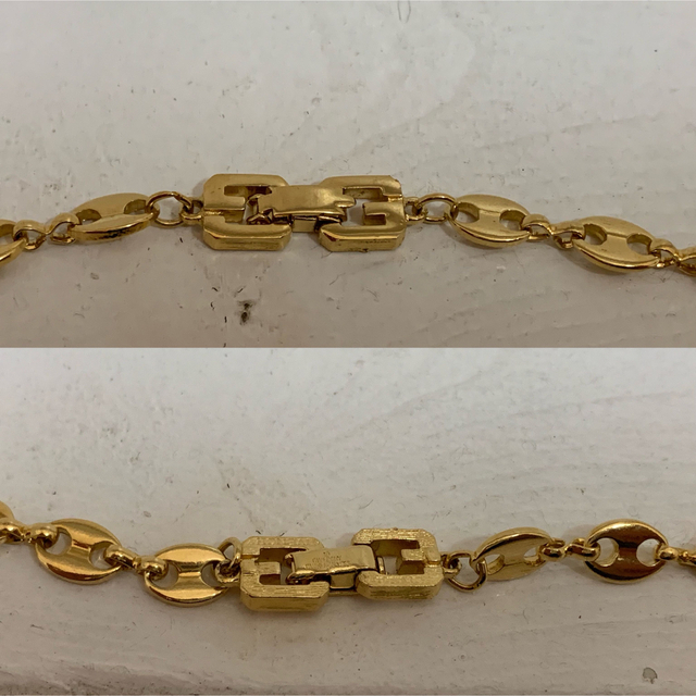 GIVENCHY PARIS VINTAGE 80s デザインチェーンネックレス
