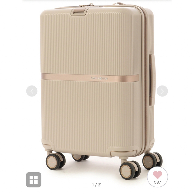 SNIDEL(スナイデル)のSNIDEL / 【Samsonite】コラボスーツケース(55cm) レディースのバッグ(スーツケース/キャリーバッグ)の商品写真