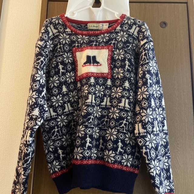 L.L.Bean(エルエルビーン)のLL.bean 100wool knit メンズのトップス(ニット/セーター)の商品写真