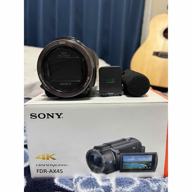 SONY(ソニー)のSONY  デジタルビデオカメラ ハンディカム FDR-AX45(TI) スマホ/家電/カメラのカメラ(ビデオカメラ)の商品写真