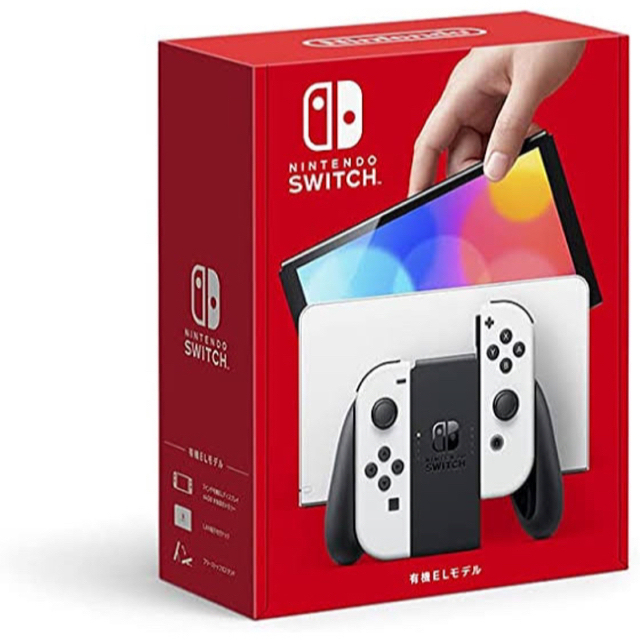 Nintendo Switch(ニンテンドースイッチ)のNintendo Switch Switch有機ELモデル(ホワイト) エンタメ/ホビーのゲームソフト/ゲーム機本体(家庭用ゲーム機本体)の商品写真