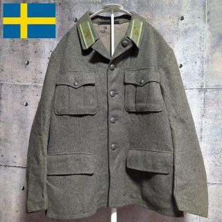 ミリタリー(MILITARY)の美品 実物 USED スウェーデン軍 M-39 ヴィンテージウールジャケット(ミリタリージャケット)