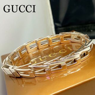 Gucci - 新品仕上 廃盤 希少 グッチ Gモチーフ ブレスレット バングル