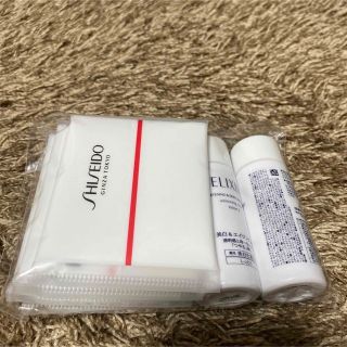 シセイドウ(SHISEIDO (資生堂))の資生堂　エリクシール　ローション　エマルジョン　スキンケアコットン(サンプル/トライアルキット)