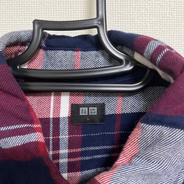 UNIQLO(ユニクロ)のロングチェックシャツ レディースのトップス(シャツ/ブラウス(長袖/七分))の商品写真