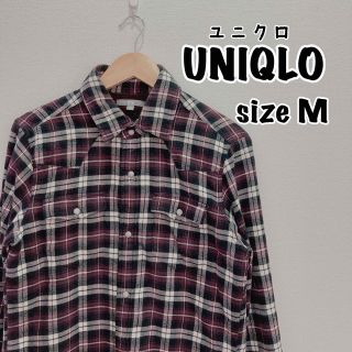 ユニクロ(UNIQLO)の[UNIQLO]  ユニクロ　裏ボア　スナップボタン　ジャケット　チェック　M(その他)